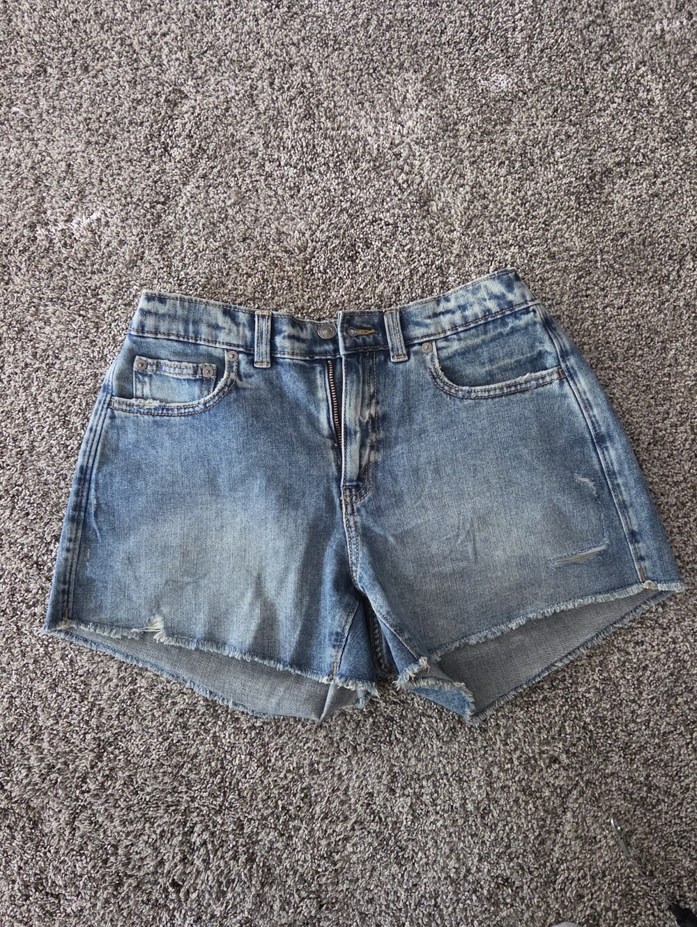 Aerie Daydream Denim Shorts - Medium Indigo Wash